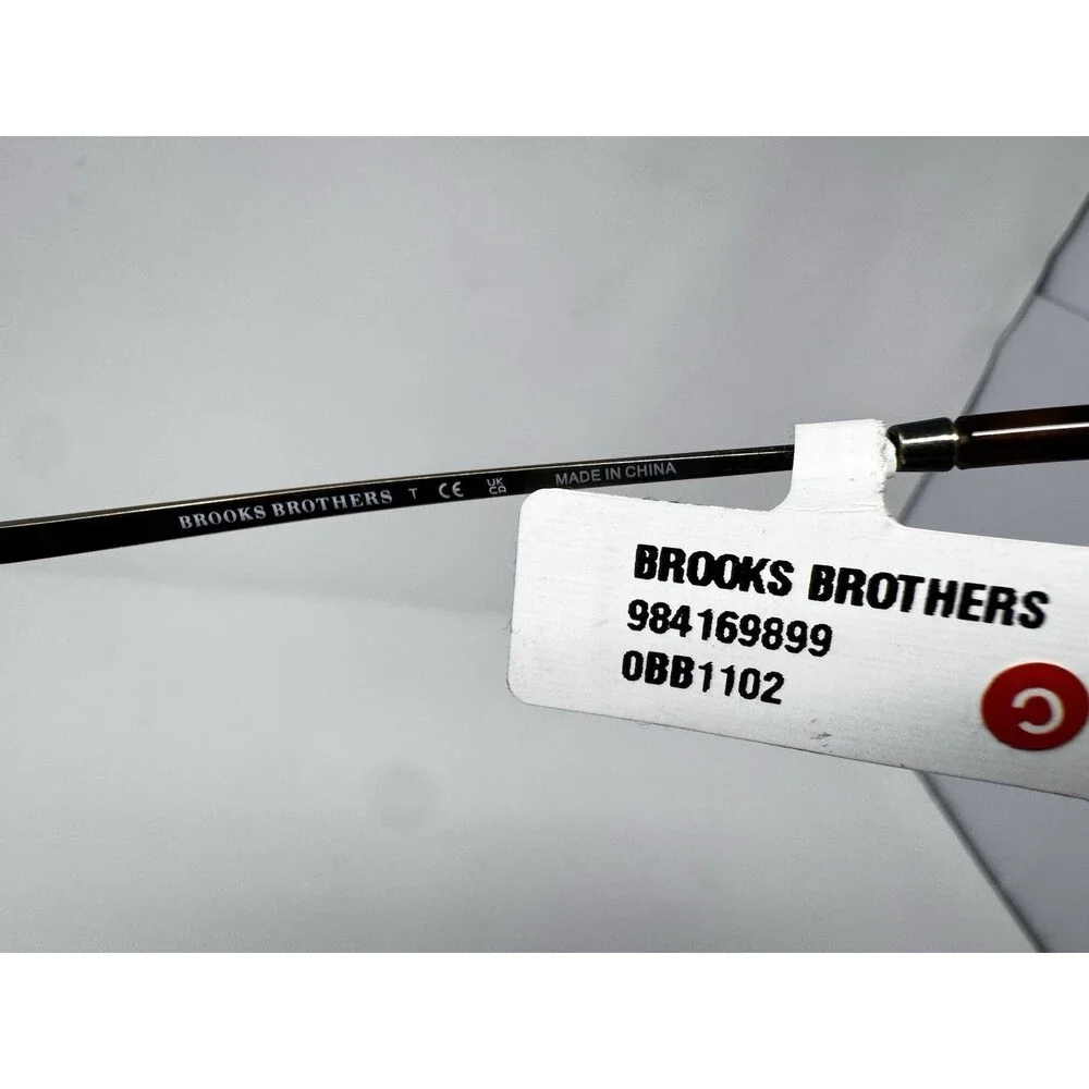 Brooks Brothers BB1102 Bronze Brown Eyeglass Frames New Old Stock 56-20-145